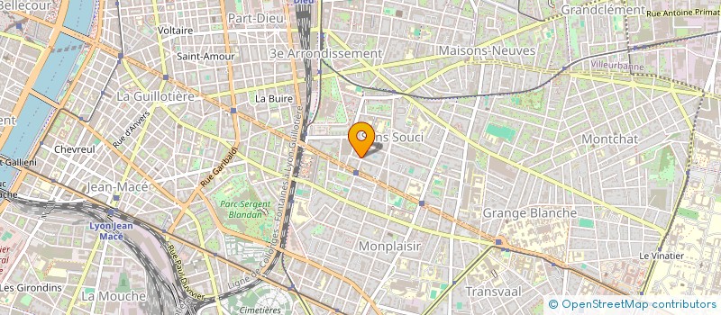 localisation de l'entreprise MONSIEUR GUILLAUME BENOIT  LYON