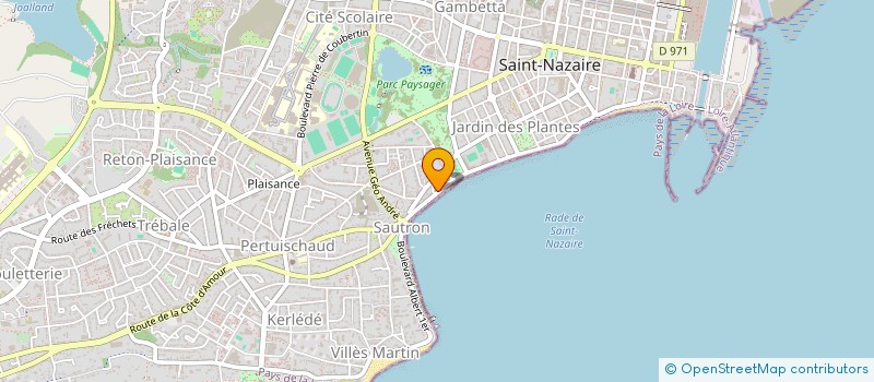 localisation de l'entreprise MONSIEUR GUILLAUME BENOIT à SAINT-NAZAIRE
