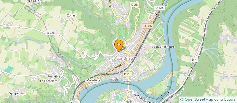 localisation de l'entreprise MONSIEUR GUILLAUME BENOUADEN  CONDRIEU