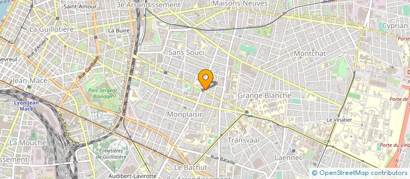 localisation de l'entreprise MONSIEUR GUILLAUME BERARD à LYON