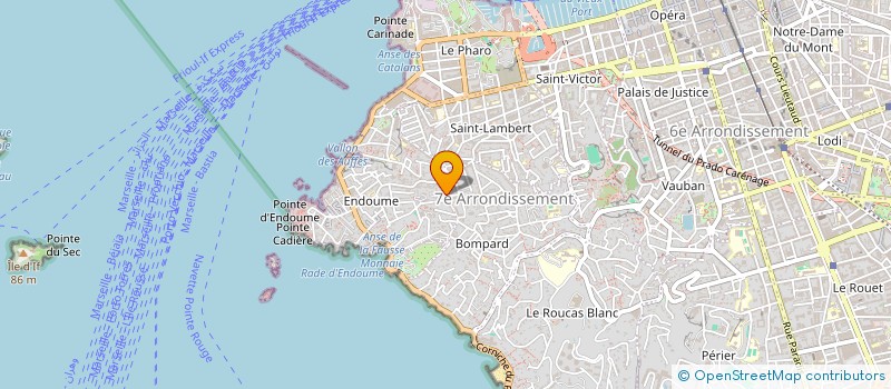 localisation de l'entreprise MONSIEUR GUILLAUME BERCON à MARSEILLE