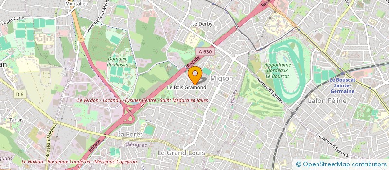 localisation de l'entreprise MONSIEUR GUILLAUME BERGE  EYSINES