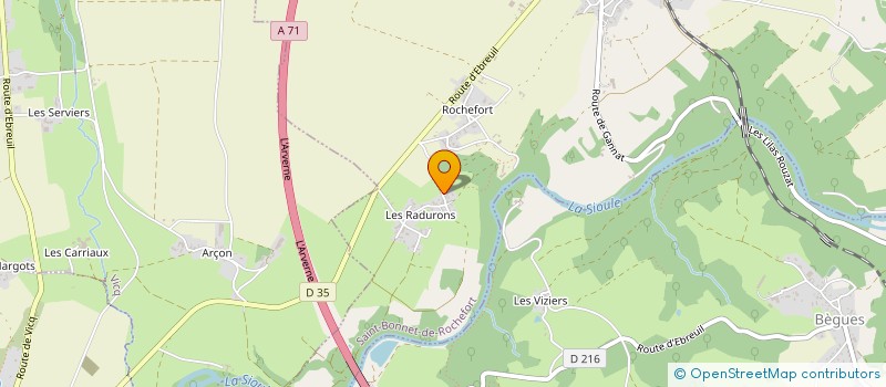 localisation de l'entreprise MONSIEUR GUILLAUME BERGMANS à SAINT-BONNET-DE-ROCHEFORT