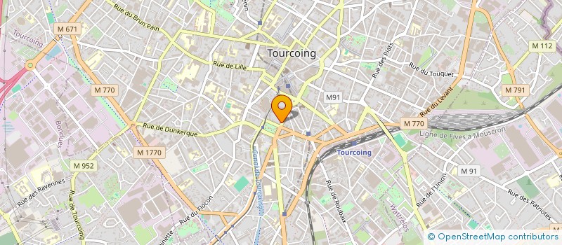 localisation de l'entreprise MONSIEUR GUILLAUME BERLAK  TOURCOING