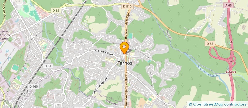 localisation de l'entreprise MONSIEUR GUILLAUME BERNARD  TARNOS