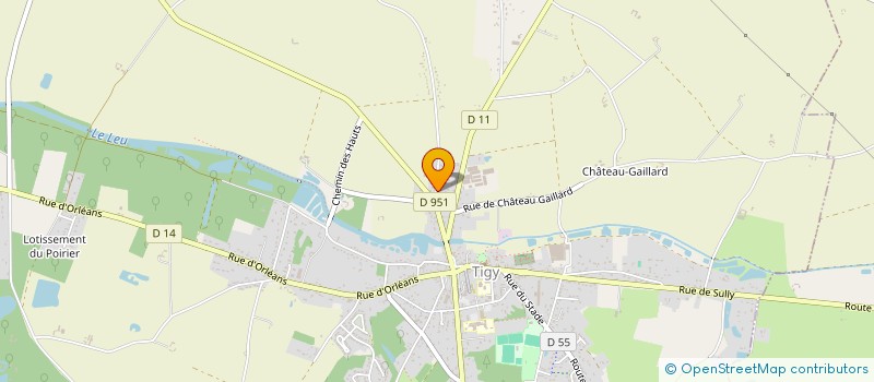 localisation de l'entreprise MONSIEUR GUILLAUME BERNARD à TIGY