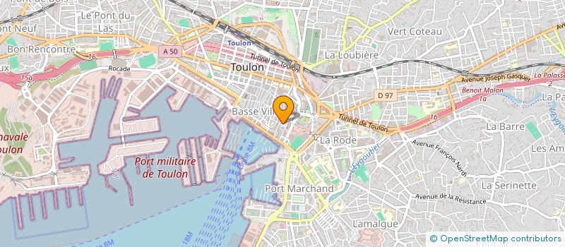 localisation de l'entreprise MONSIEUR GUILLAUME BERNARD  TOULON