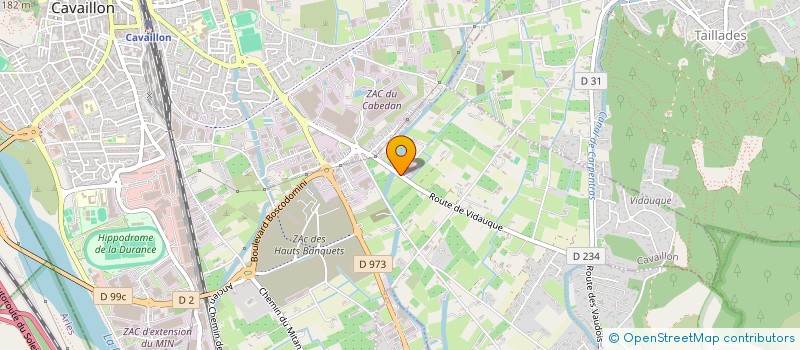 localisation de l'entreprise MONSIEUR GUILLAUME BERNARD  CAVAILLON