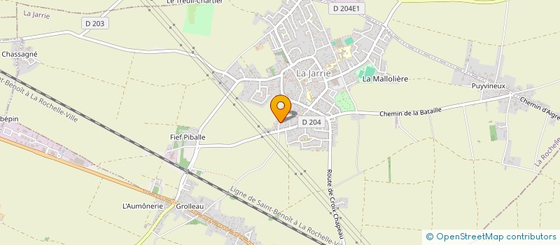 localisation de l'entreprise MONSIEUR GUILLAUME BERNARDEAU  LA JARRIE