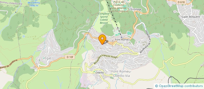 localisation de l'entreprise MONSIEUR GUILLAUME BERNOLE  EGAT