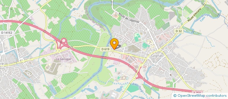 localisation de l'entreprise MONSIEUR GUILLAUME BERTAULT à GIGNAC