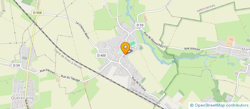 localisation de l'entreprise MONSIEUR GUILLAUME BERTELOOT  ARTRES