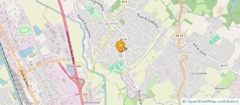 localisation de l'entreprise MONSIEUR GUILLAUME BERTHELEMY  BRUGUIERES