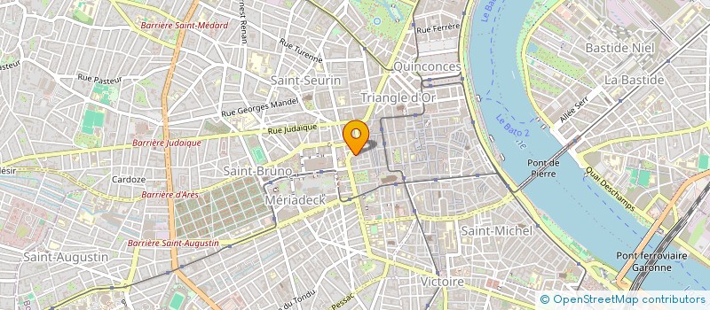 localisation de l'entreprise MONSIEUR GUILLAUME BERTHONNEAU  BORDEAUX