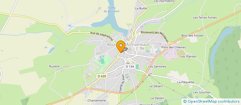 localisation de l'entreprise MONSIEUR GUILLAUME BERTIN à BOURBON-L'ARCHAMBAULT