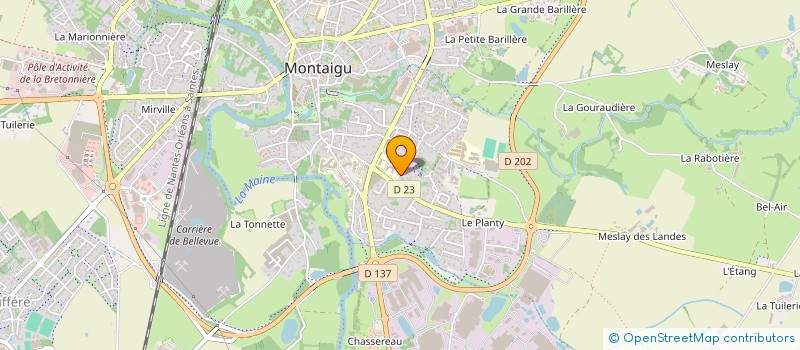 localisation de l'entreprise MONSIEUR GUILLAUME BERTIN à MONTAIGU-VENDEE