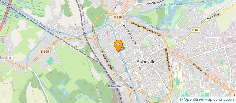 localisation de l'entreprise MONSIEUR GUILLAUME BERTOZZI  ABBEVILLE