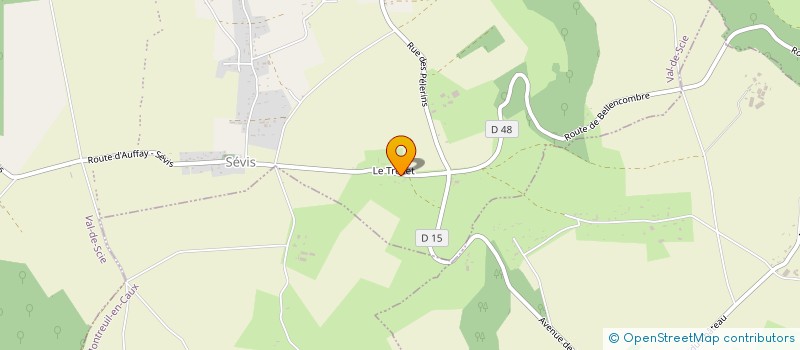 localisation de l'entreprise MONSIEUR GUILLAUME BERTRAN  VAL-DE-SCIE