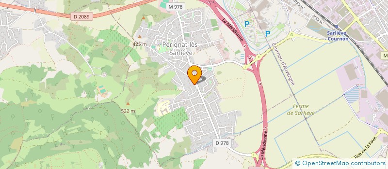 localisation de l'entreprise MONSIEUR GUILLAUME BERTRAND  PERIGNAT-LES-SARLIEVE