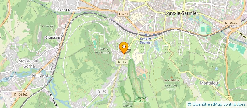 localisation de l'entreprise MONSIEUR GUILLAUME BERTRAND à LONS-LE-SAUNIER