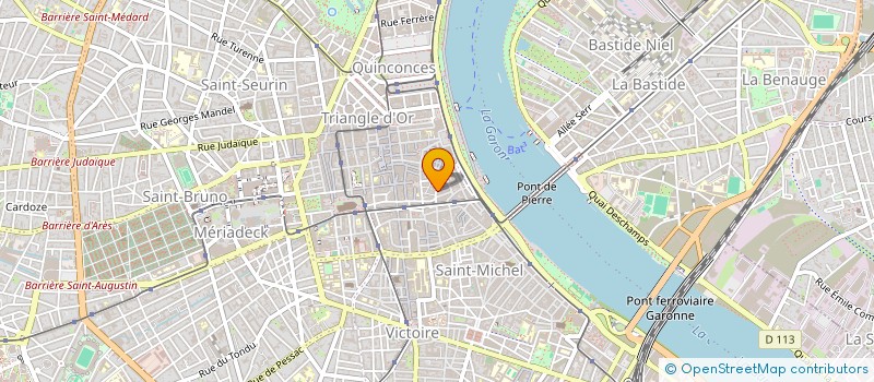 localisation de l'entreprise MONSIEUR GUILLAUME BERTRAND  BORDEAUX