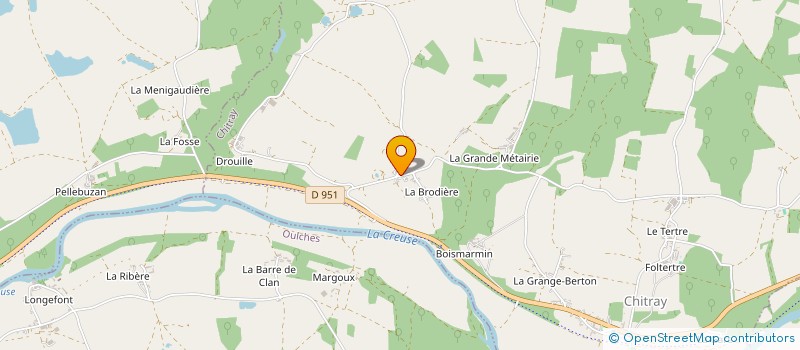 localisation de l'entreprise MONSIEUR GUILLAUME BERTRAND à CHITRAY