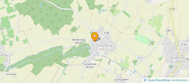 localisation de l'entreprise MONSIEUR GUILLAUME BERUGEAU à SAINT-MARTIN-LA-PALLU
