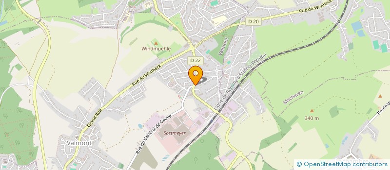 localisation de l'entreprise MONSIEUR GUILLAUME BESCH  VALMONT