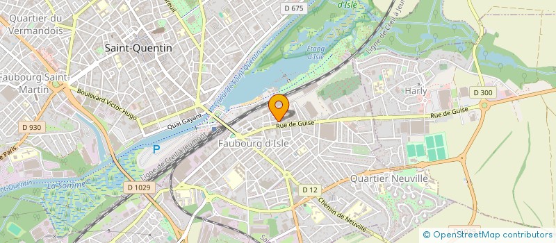 localisation de l'entreprise MONSIEUR GUILLAUME BESNARD à SAINT-QUENTIN