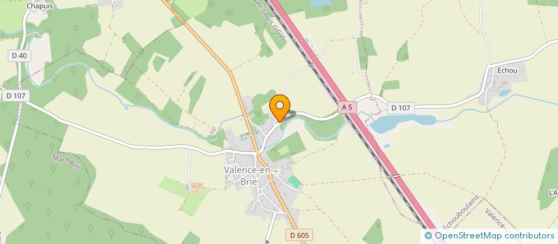 localisation de l'entreprise MONSIEUR GUILLAUME, BEUNIER  VALENCE-EN-BRIE