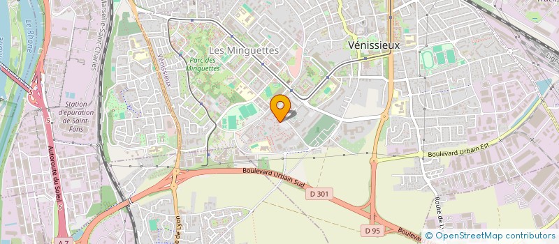 localisation de l'entreprise MONSIEUR GUILLAUME BEVIS  VENISSIEUX