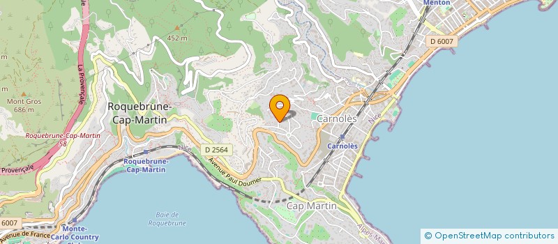 localisation de l'entreprise MONSIEUR GUILLAUME BIAMONTI à ROQUEBRUNE-CAP-MARTIN