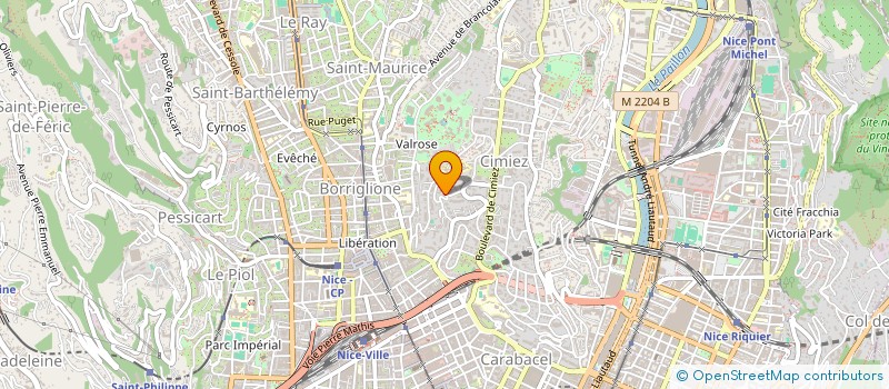 localisation de l'entreprise MONSIEUR GUILLAUME BICK à NICE