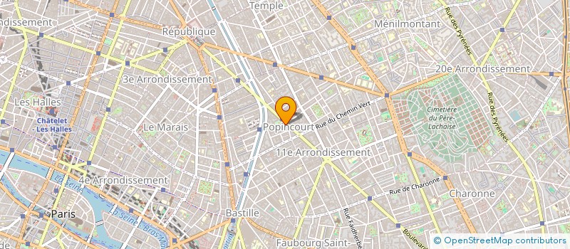 localisation de l'entreprise MONSIEUR GUILLAUME BIDAULT  PARIS