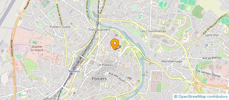 localisation de l'entreprise MONSIEUR GUILLAUME BIDRON à POITIERS