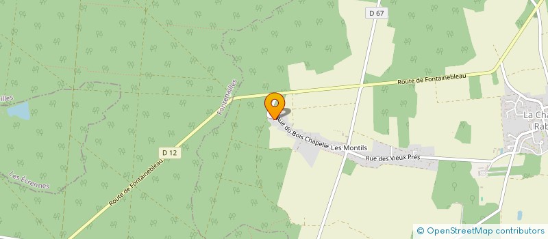 localisation de l'entreprise MONSIEUR GUILLAUME BIERRY  LA CHAPELLE-RABLAIS