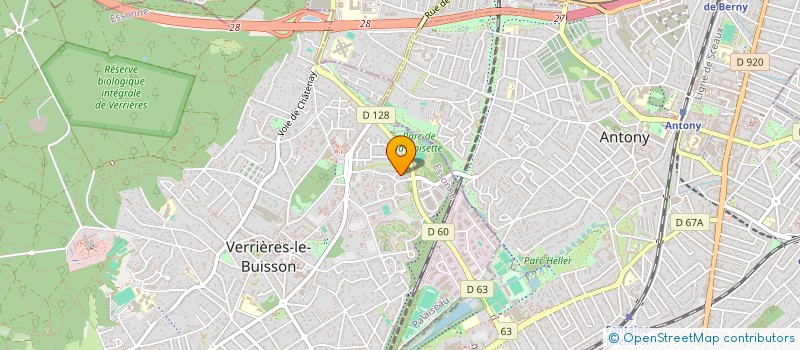 localisation de l'entreprise MONSIEUR GUILLAUME BIGNON à VERRIERES-LE-BUISSON