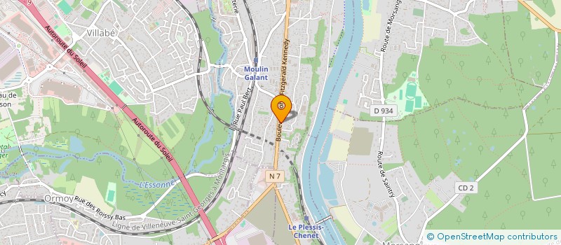 localisation de l'entreprise MONSIEUR GUILLAUME BILLAT à CORBEIL-ESSONNES