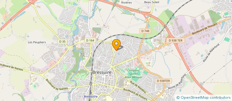 localisation de l'entreprise MONSIEUR GUILLAUME BILLEAU  BRESSUIRE