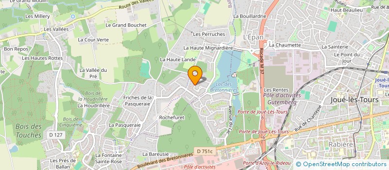 localisation de l'entreprise MONSIEUR GUILLAUME BILQUARD  BALLAN-MIRE