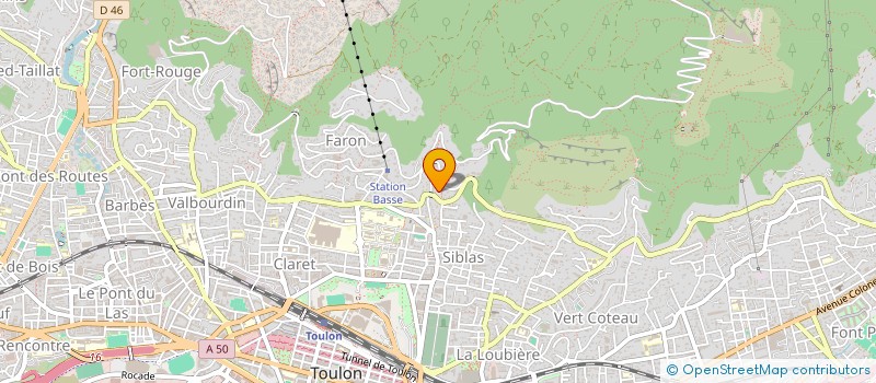 localisation de l'entreprise MONSIEUR GUILLAUME BINARD  TOULON