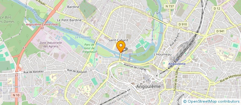 localisation de l'entreprise MONSIEUR GUILLAUME BINEAU à ANGOULEME