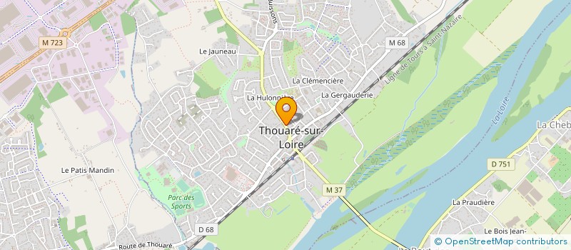 localisation de l'entreprise MONSIEUR GUILLAUME BIVAUD  THOUARE-SUR-LOIRE