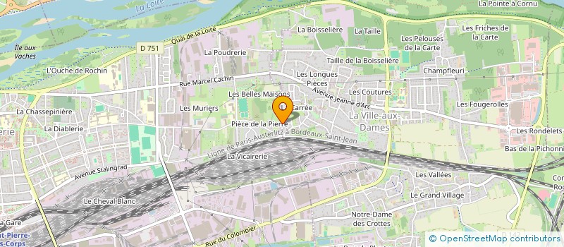 localisation de l'entreprise MONSIEUR GUILLAUME BLACHIER  LA VILLE-AUX-DAMES