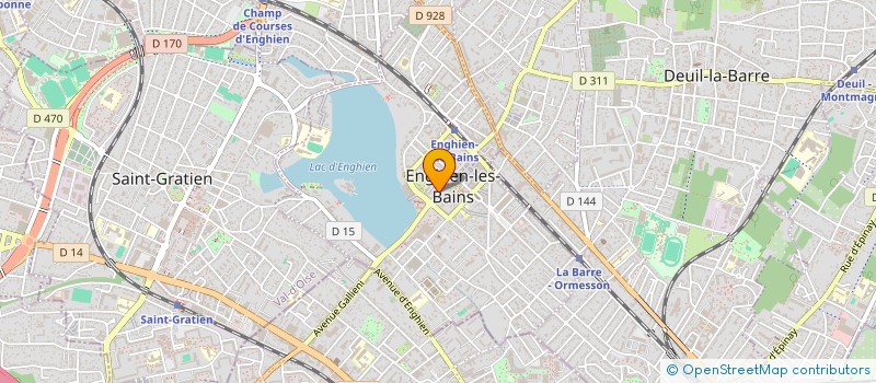 localisation de l'entreprise MONSIEUR GUILLAUME BLANC  ENGHIEN-LES-BAINS