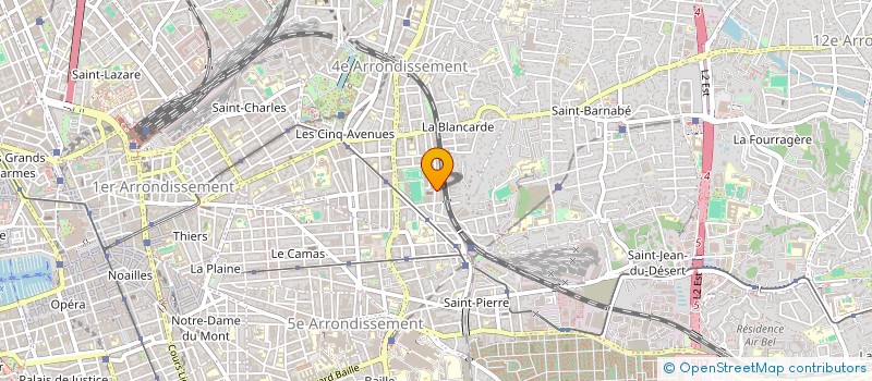 localisation de l'entreprise MONSIEUR GUILLAUME BLANCHE  MARSEILLE