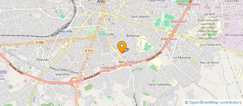 localisation de l'entreprise MONSIEUR GUILLAUME BLANCHET  ALBI