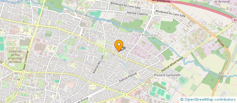 localisation de l'entreprise MONSIEUR GUILLAUME BLANCHET à PAU