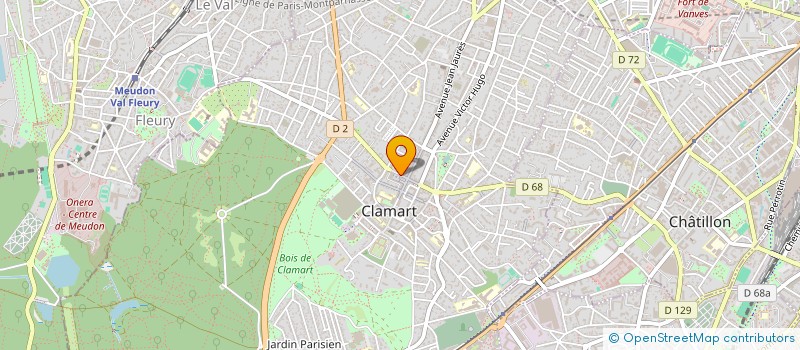 localisation de l'entreprise MONSIEUR GUILLAUME BLAZY à CLAMART