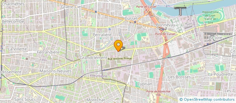 localisation de l'entreprise MONSIEUR GUILLAUME BLETHON  VILLEURBANNE